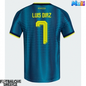 Kolumbie Luis Diaz #7 Venkovní Dres MS 2026 Krátký Rukáv